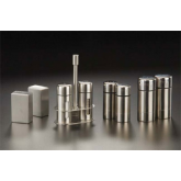 American Metalcraft 6 Stainless Steel Presto Push Salt and Pepper Mill Set  - 2/Set