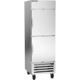 Bottom Mount Reach-In Refrigerator-Single Sect-Half-Solid Dr