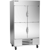 Bottom Mount Reach-In Refrigerator - Two Sect- Half-Solid Dr