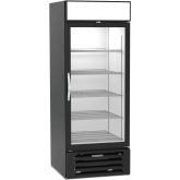 MarketMax Glass Door Merchandiser Freezer in Black