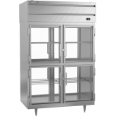 P Series Half Glass Door Pass-Thru Refrigerator