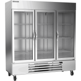 Bottom Mount Reach-In Freezer - Three Section - Glass Doors