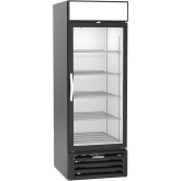 MarketMax Glass Door Merchandiser Refrigerator in Black