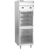 P Half Glass Door Dual-Temps Reach-In Refrigerator/Freezer