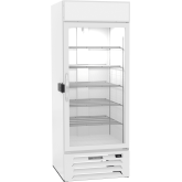 MarketMax IQ Glass Door Merchandiser Freezer in White