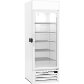 MarketMax IQ Glass Door Merchandiser Refrigerator in White