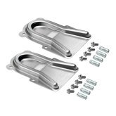 STAINLESS STEEL CASTER POSITIONING SET, (2) PIECES