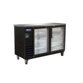 IKON Series Refrigerated Back Bar Storage Cabinet, two-secti