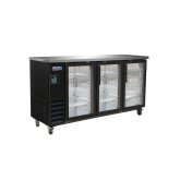 IKON Series Refrigerated Back Bar Storage Cabinet, three-sec