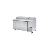 Kool-It Pizza Preparation Table, two section, 20.2 cu.ft. ca