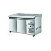 Kool-It Pizza Prep Table, two-section, 20.5 cu. ft. capacity