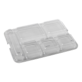TRAY 6COMP LID 10146DCW-CLRCW