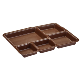 TRAY 5COMP CR CP-BROWN