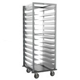 Adjustable Pan Rack with Gray Continuous Bumper