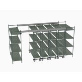 Top-Track Overhead Track Shelving Complete Kit