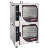 CNVX-14G Gas Convection Oven Stacked with BCX-14G Gas Boiler