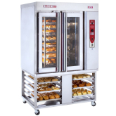 XR8-G Gas Rotating Rack Oven with Stand