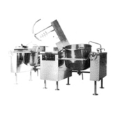 Direct Steam Mixer Kettle on Legs, 60+60 Gal./227+227 Liters