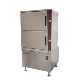 Electric Boiler Convection Steamer, 2 Compartments, 24 Pan,