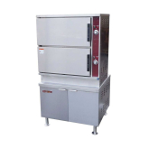 Gas Convection Steamer, 2 Compartments, 16 Pan, 36